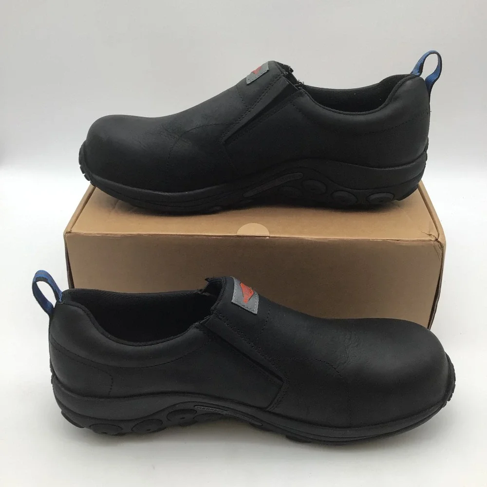 Merrell Work Jungle Moc Mens Size 14 Black Comp Toe Work Shoes J099317 NEW